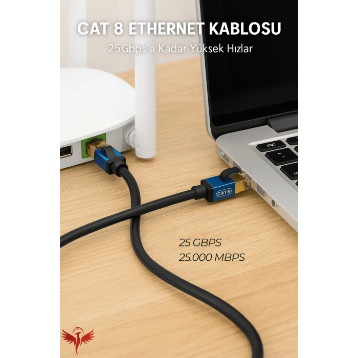 KAJİWA 5 METRE CAT-8 KABLO
