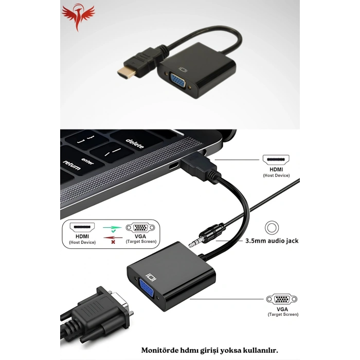 HDMI TO VGA ÇEVİRİCİ