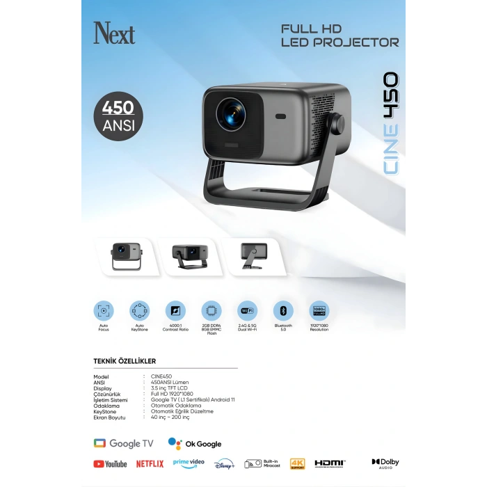 NEXT CİNE 450 PROJEKSİYON