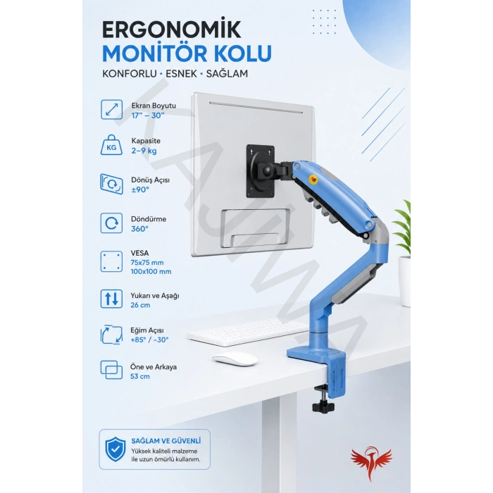 VONTECH F80 MAVİ