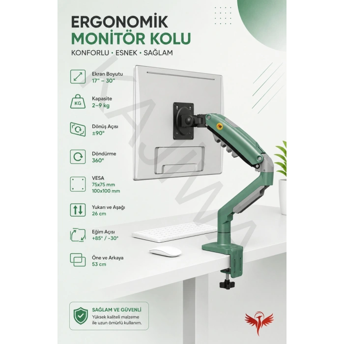 VONTECH F80 YEŞİL