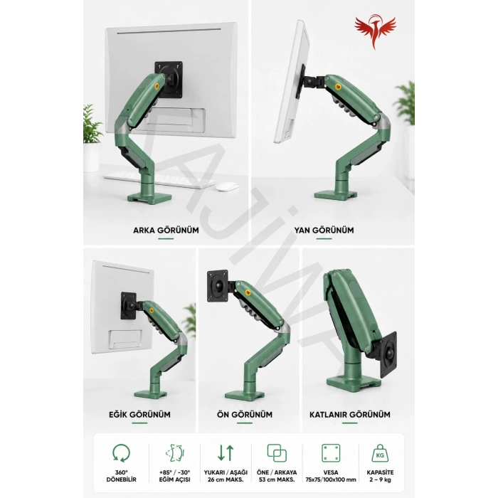 VONTECH F80 YEŞİL