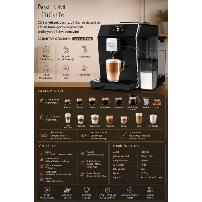 NEXT HOME KAHVE MAKİNESİ