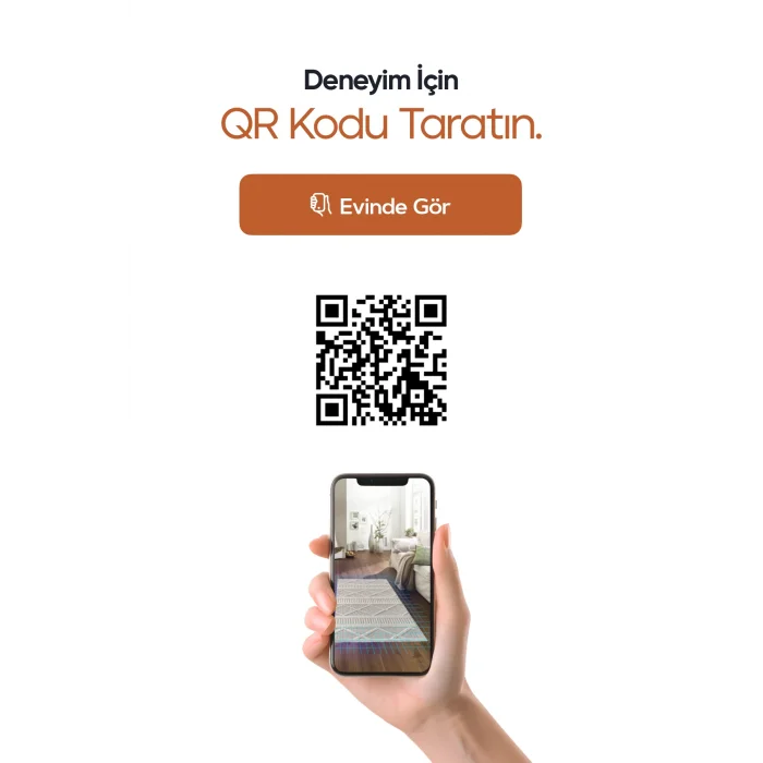 Babil Lüks Modern Desen Krem Oturma Odası Salon Mutfak Koridor Halısı