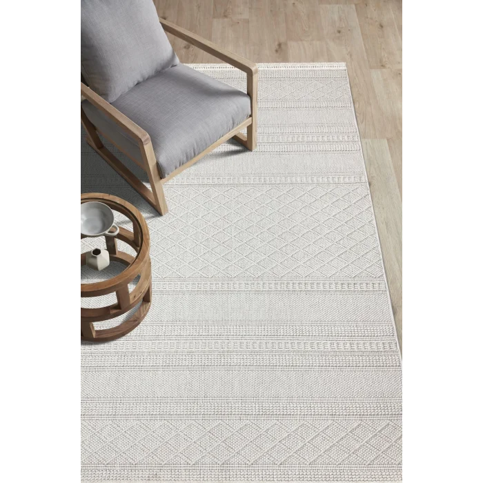 Doha Koleksiyonu Yumuşak Dokulu Bukleli Krem Çocuk Odası Oturma Odası Salon Mutfak Halısı