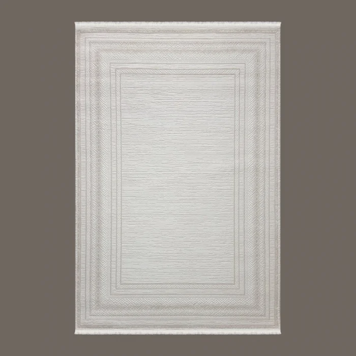 Galata Yumuşak Dokulu Modern Desen Bej Oturma Odası Salon Mutfak Genç Odası Halısı