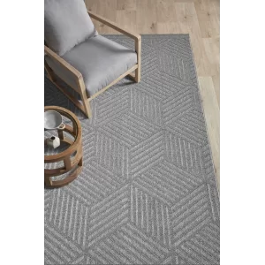 Doha Koleksiyonu Yumuşak Dokulu Bukleli Gri Çocuk Odası Oturma Odası Salon Mutfak Halısı