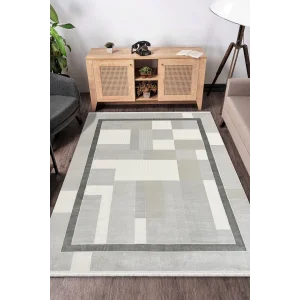 Saloon Koleksiyonu Akrilik İplik Jüt Taban Lüks Halı