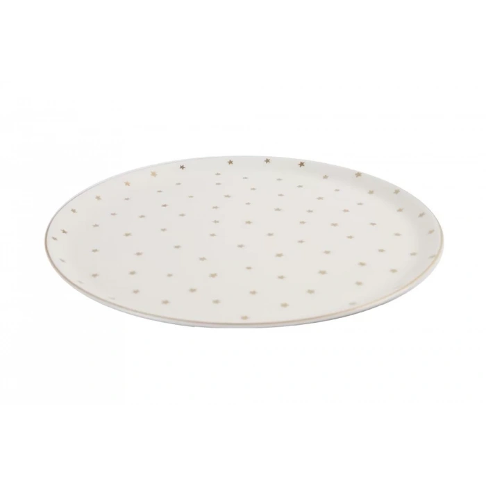 Porland Forest Yaldızlı Servis Tabağı 28cm