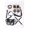 Arias Closet Deri Harness Leopar Set