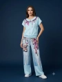 Denim Görünümlü Teddy & Charms Eşofman Takımı Mavi