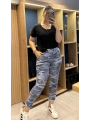 İtalyan Kamuflaj Pantolon İndigo