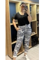 İtalyan Kamuflaj Pantolon Mavi