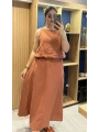 İtalyan Kolsuz Etekli Takım Tarçın