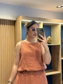 İtalyan Kolsuz Etekli Takım Tarçın