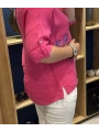 İtalyan Papatya İşlemeli Bluz Pembe
