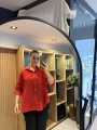 İtalyan Papatya İşlemeli Gömlek 25005 Kırmızı