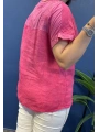 İtalyan Yıldız Desenli Bluz 82722 Pembe