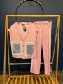 Pudra Denim Cep Detaylı Eşofman Takımı