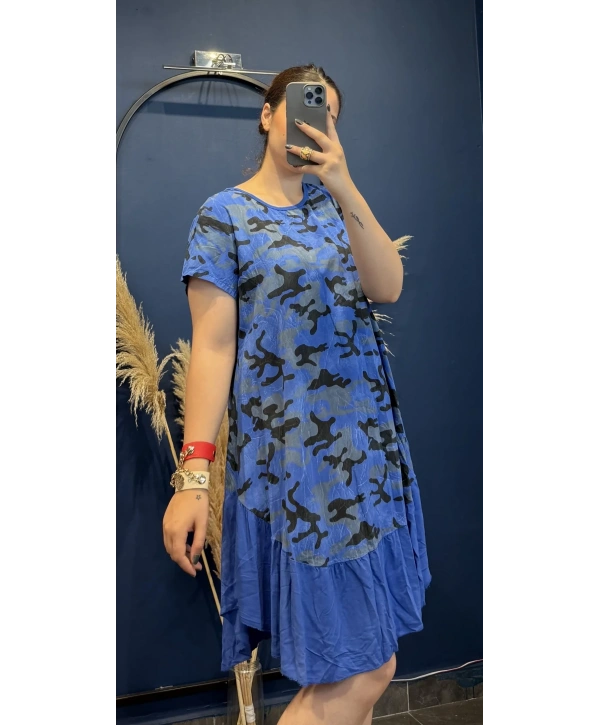 İtalyan Kamuflaj Elbise Sax 7733