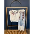 Denim Görünümlü Teddy & Charms Eşofman Takımı Beyaz