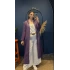 İtalyan Delikli Kapşonlu Kap Mor 149032