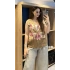 İtalyan Desenli Keten Yelek Camel