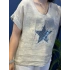 İtalyan Yıldız Desenli Bluz 82722 Bej