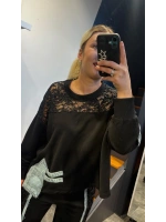 Black Lace Denim İkili Takım