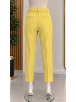 Lara Kemerli Pantolon Sarı