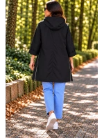 Vento Kapüşonlu Yağmurluk Siyah