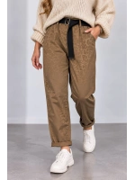 Vicon Kemerli Pantolon Kahve