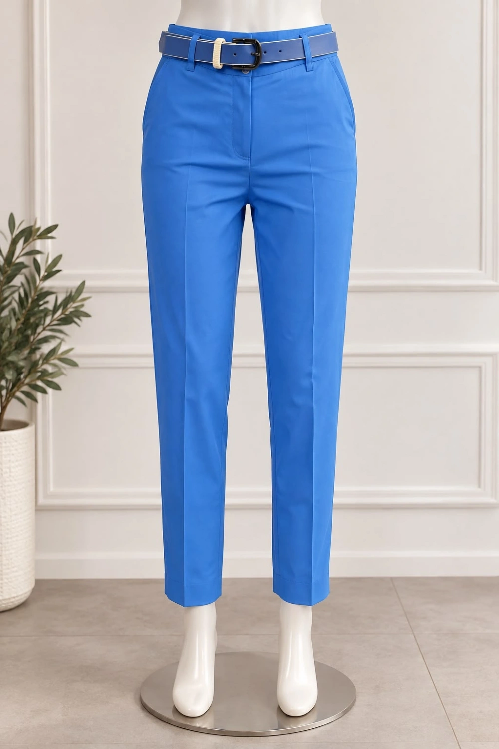 Ocean Kemerli Pantolon İndigo