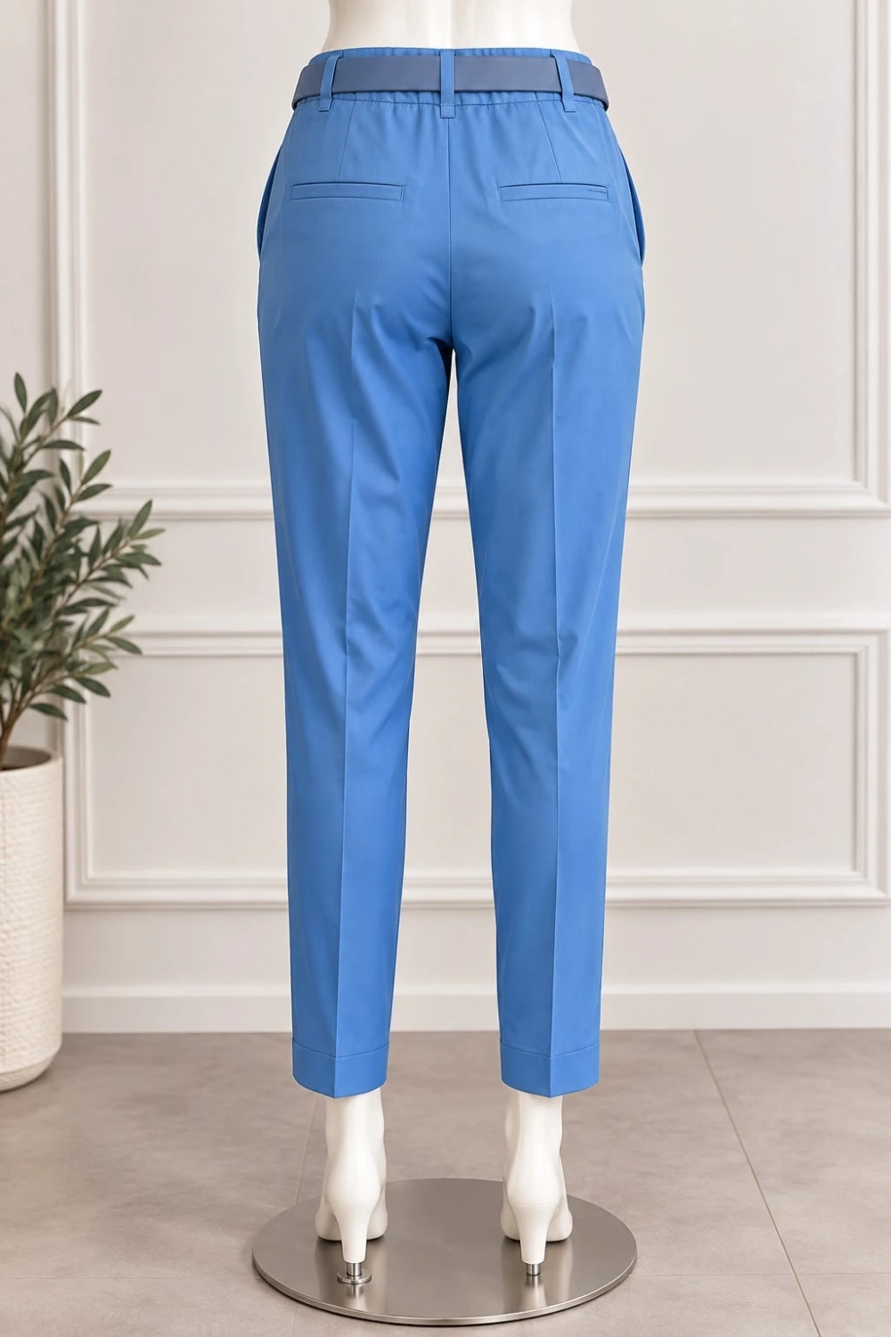 Ocean Kemerli Pantolon İndigo