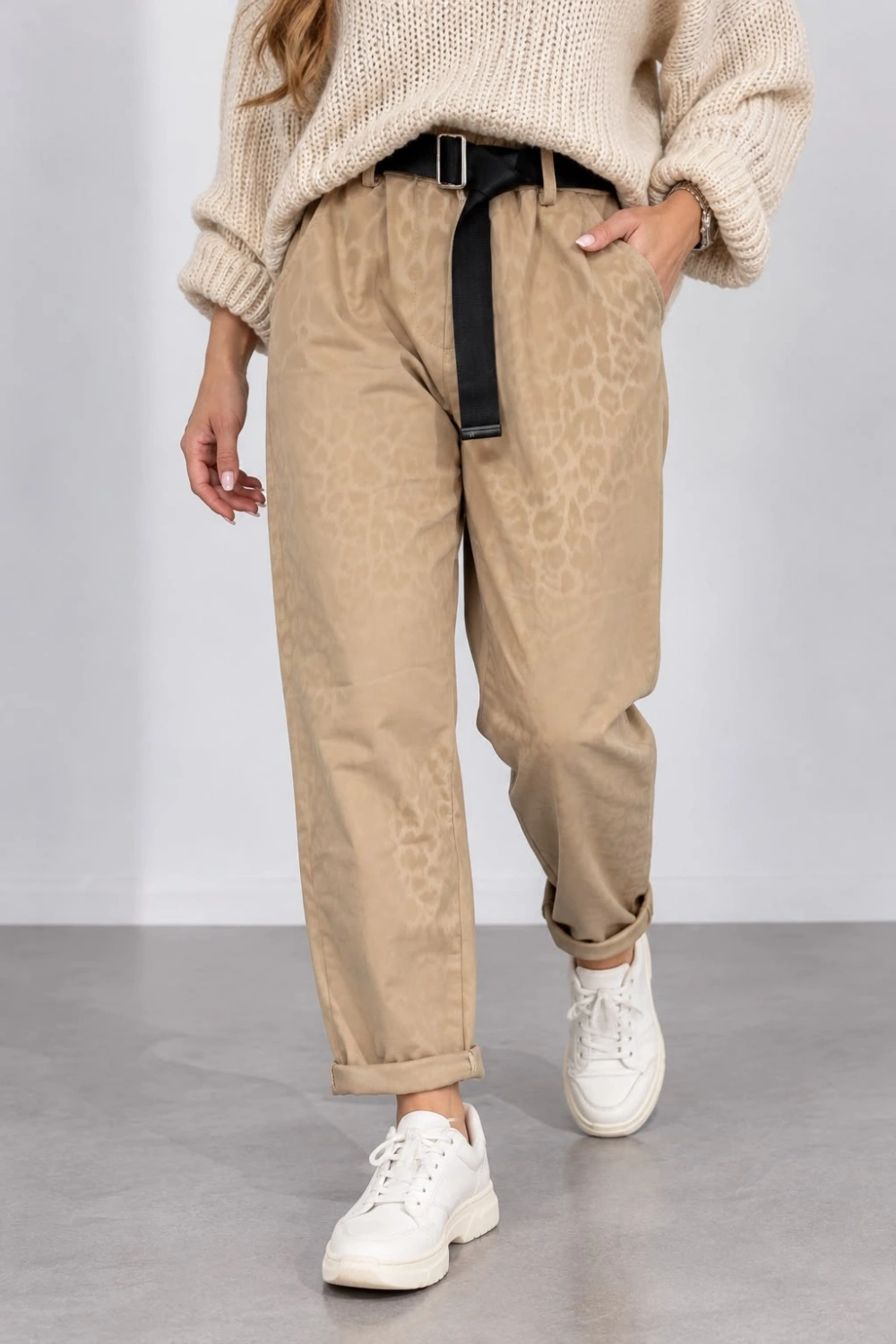 Vicon Kemerli Pantolon Camel