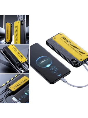 10000 Mah Hızlı Şarj Özellikli Aynı Anda 4 Cihazı Şarj Edebilen Powerbank Roz