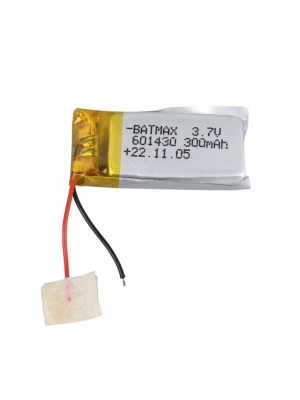 601430 3.7 Volt 300 Mah Lityum Polimer Pil Roz