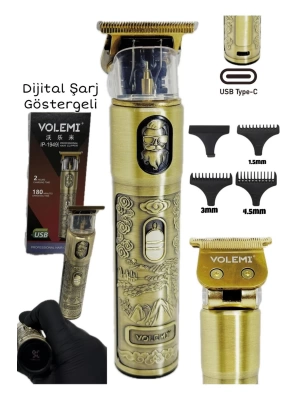 Dijital Göstergeli Saç Sakal Tıraş Makinesi - Sıfıra Yakın - Ip-1949 Roz