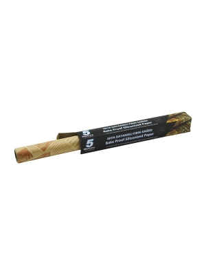 Isıya Dayanıklı Fırın Pişirme Rulo Kağıt 5 Metre X 30cm Roz
