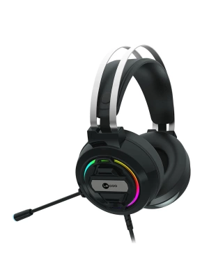Lenovo Lecoo Ht401 Usb 2.0 Kulak Üstü Rgb Gaming Oyuncu Kulaklık Roz