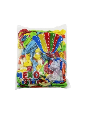 Mexo  Boğumlu  Balon  100pcs Roz