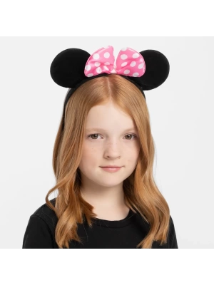 Pembe Fiyonklu Minnie Mouse Tacı Mini Kulak Roz