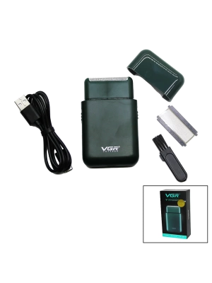 Seyahat Tipi 2ın1 Sıfır Sakal - Çizim Traş Makinesi Usb Şarjlı V-390 Roz