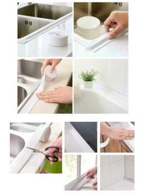 Su Sızdırmaz Bant Lavabo Küvet Kenar Bandı (3.2m) Roz