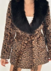 Leopar Desen Kürk