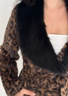 Leopar Desen Kürk