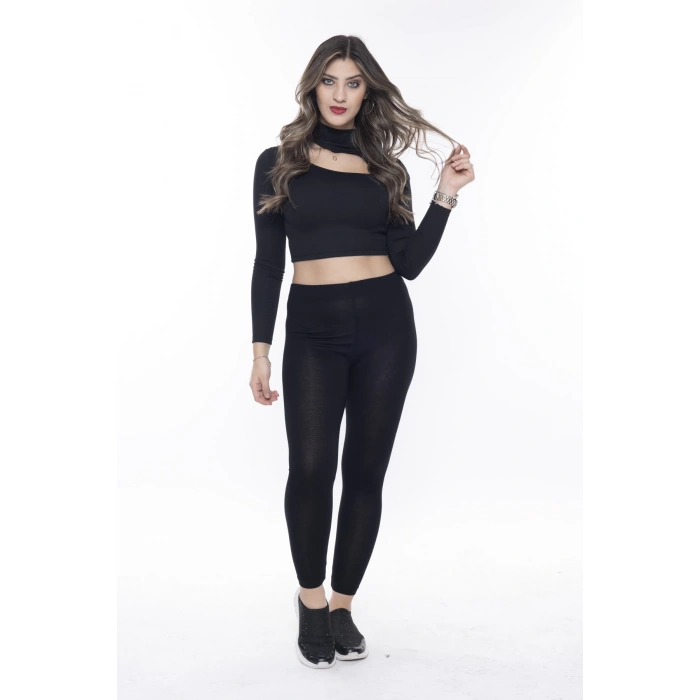 Kadın Beli Lastikli Toparlayıcı Tayt