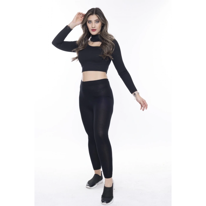 Kadın Beli Lastikli Toparlayıcı Tayt