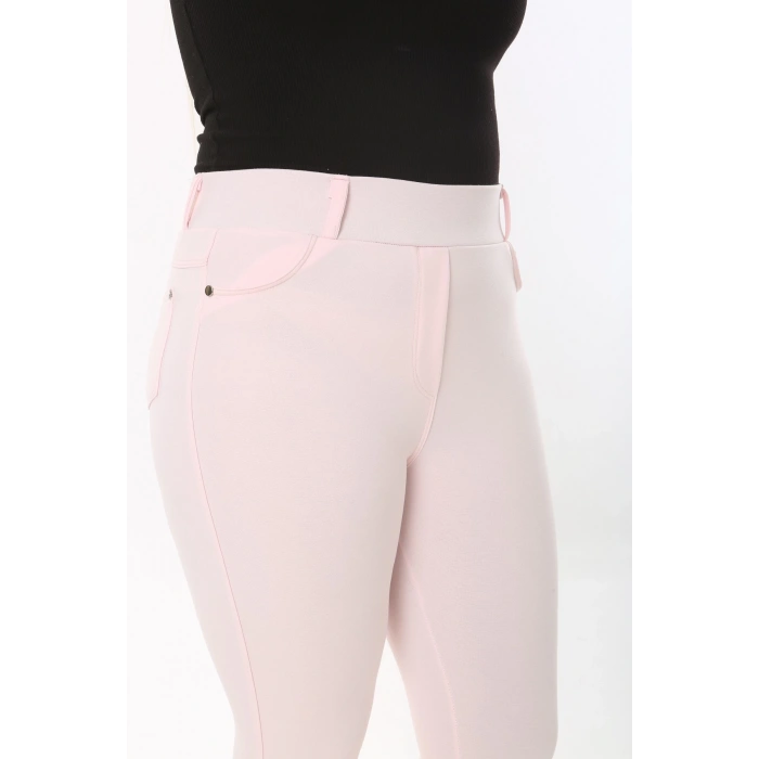 Kadın Cep Detaylı Büyük Beden Tayt Pantolon