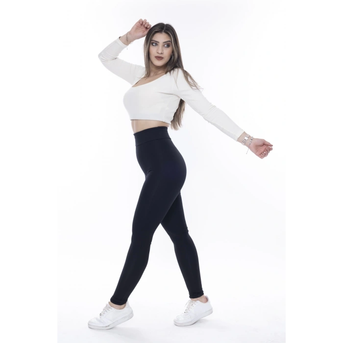 Kadın Beli Lastikli Toparlayıcı Tayt